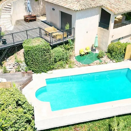 Villa Avec Piscine, Vue Panoramique Sur L'esterel - Palmazur *