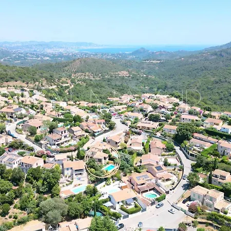 Avec Piscine, Vue Panoramique Sur L'esterel - Palmazur Villa *