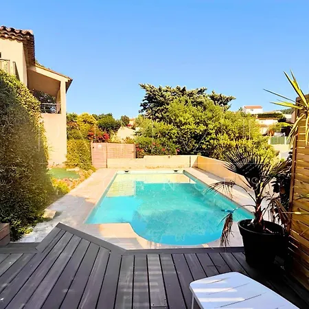 Avec Piscine, Vue Panoramique Sur L'esterel - Palmazur Villa *
