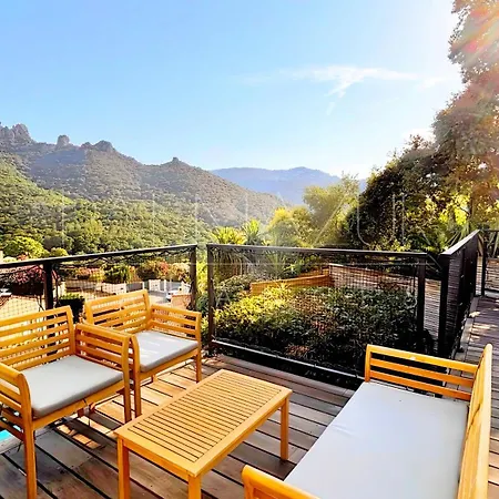 Avec Piscine, Vue Panoramique Sur L'esterel - Palmazur Villa *